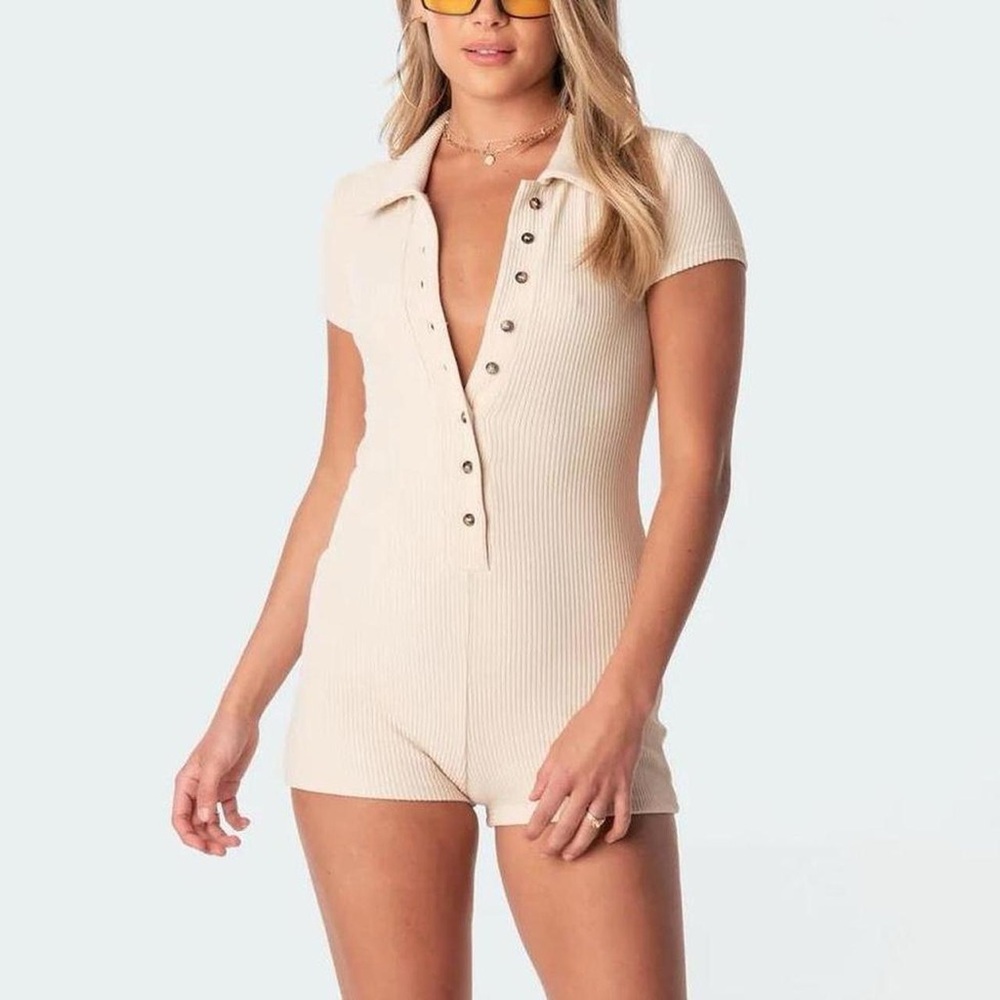 Edikted lucia ribbed romper